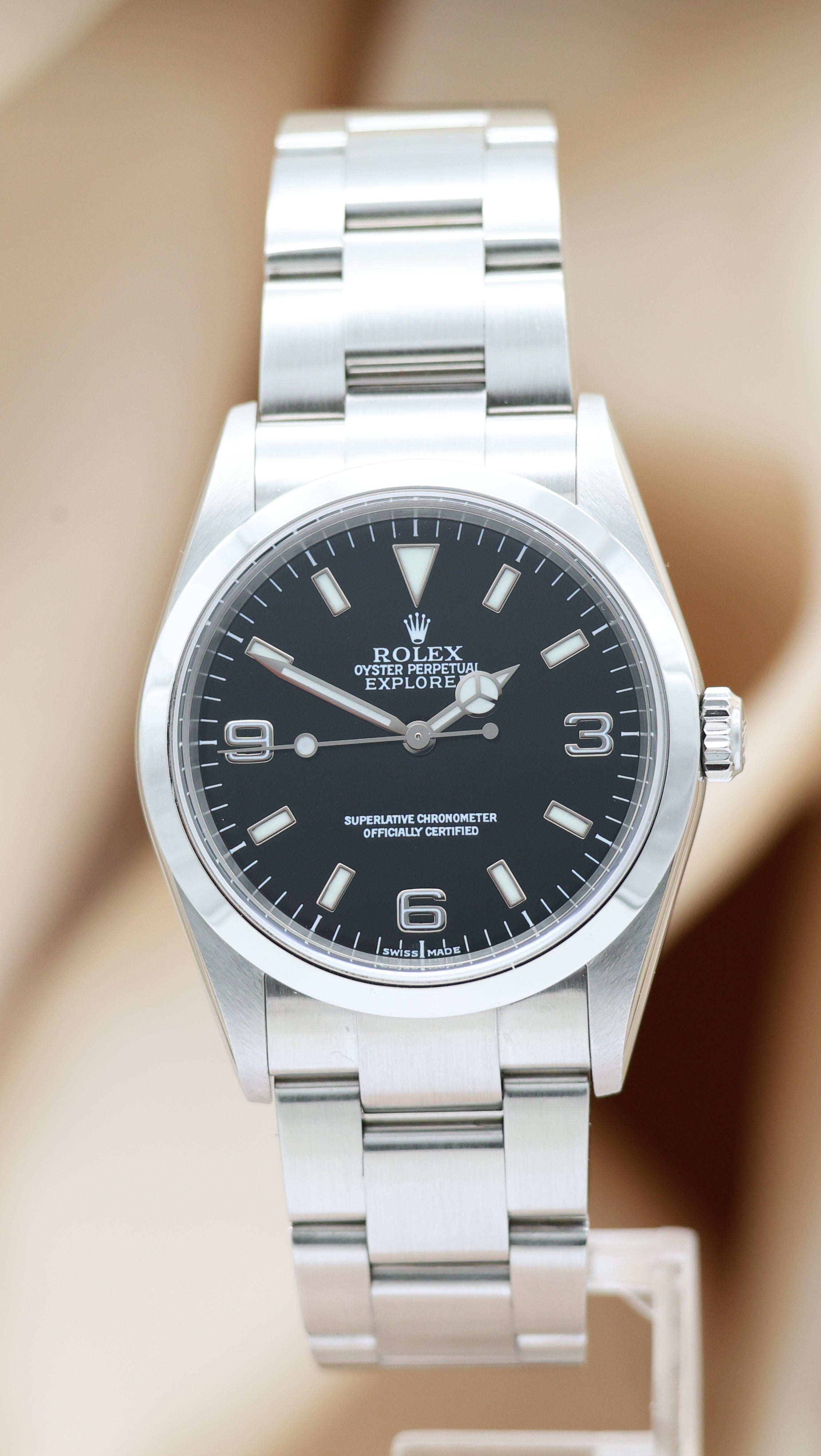 Rolex Explorer 36mm Automatik Herrenuhr 114270 Box + og. Papiere