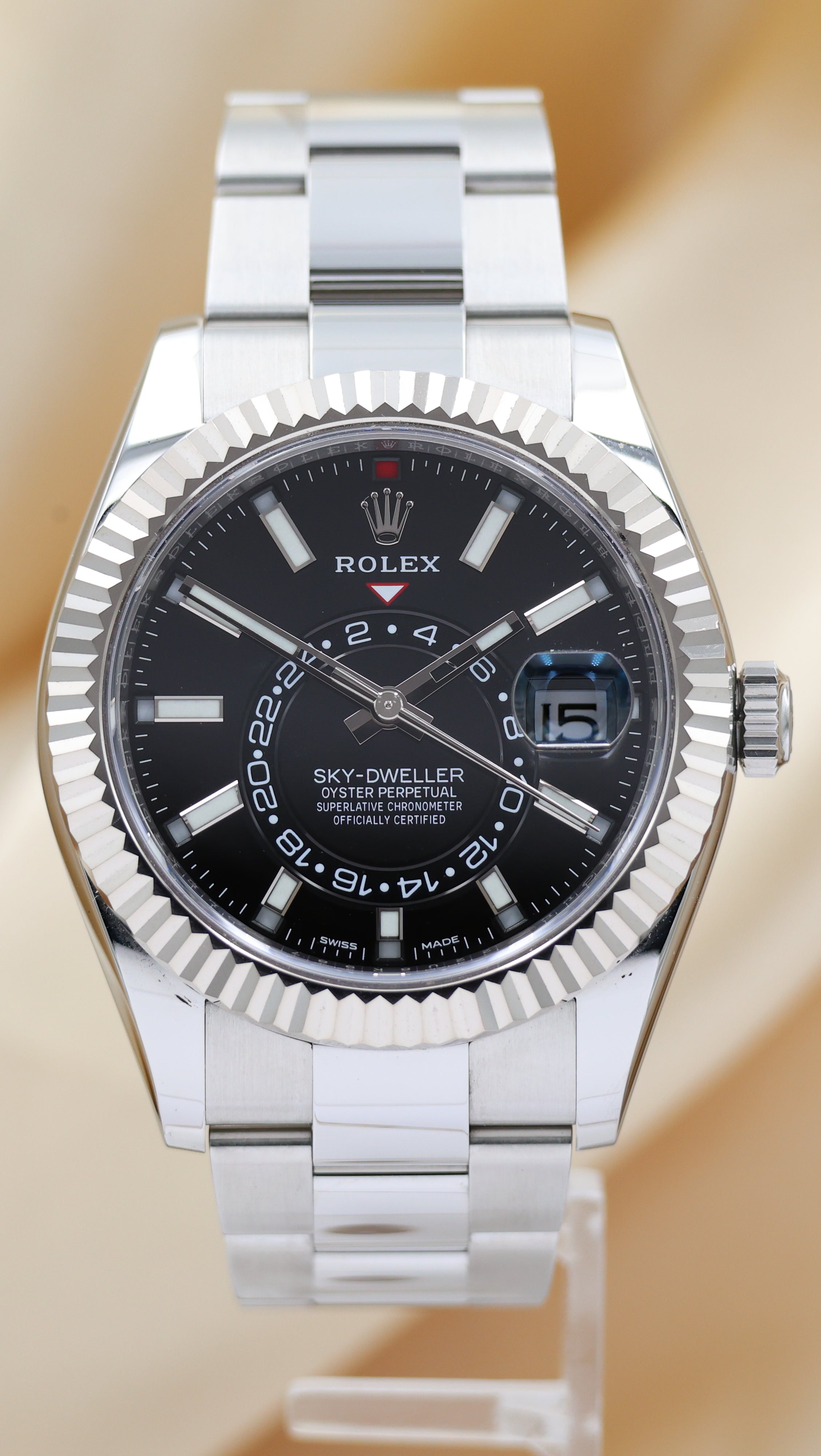 Rolex Oyster Perpetual Sky-Dweller Automatic 326934 Box + above papers