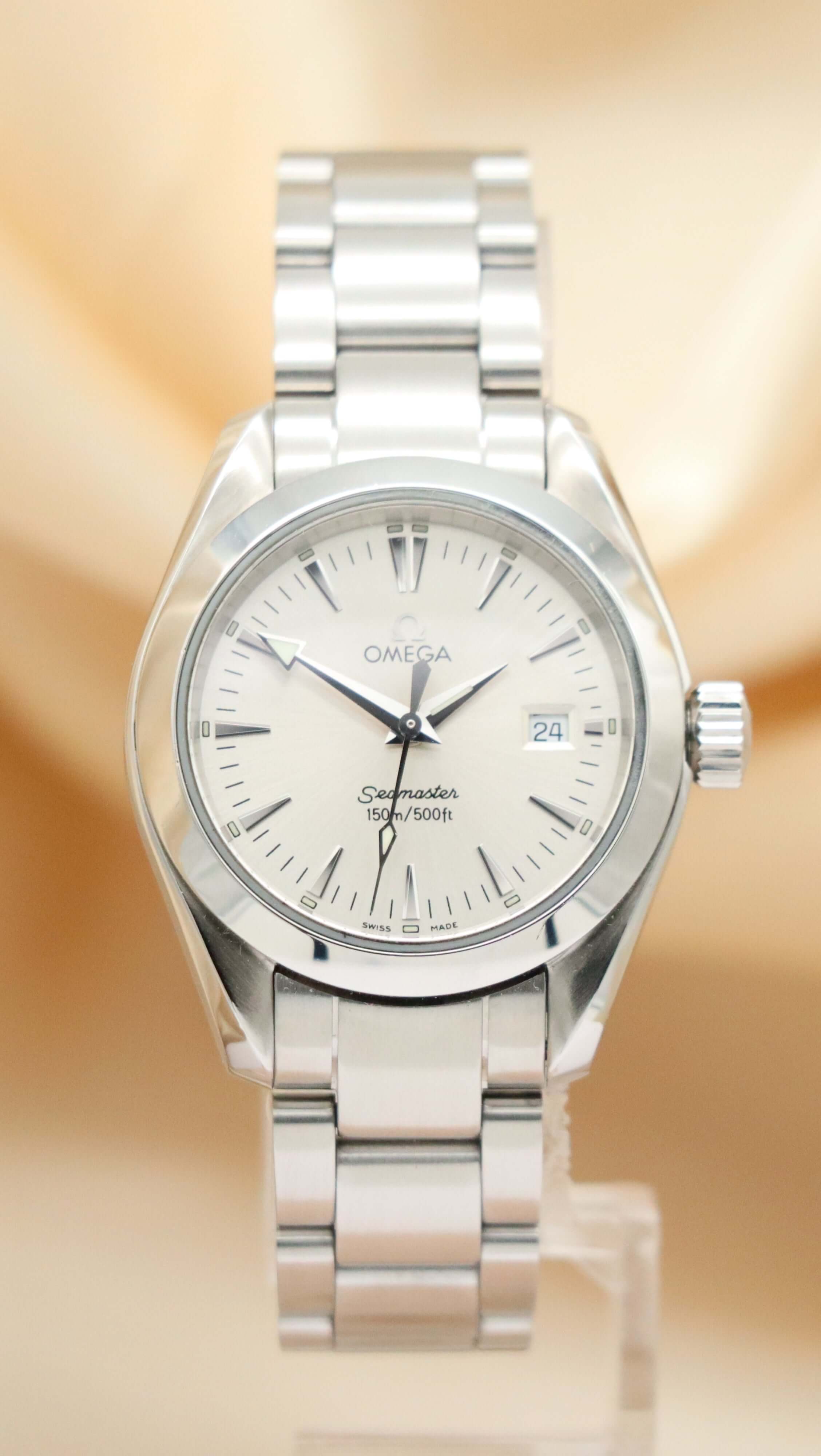 Omega Seamaster Aqua Terra Quarz Silber 25773000