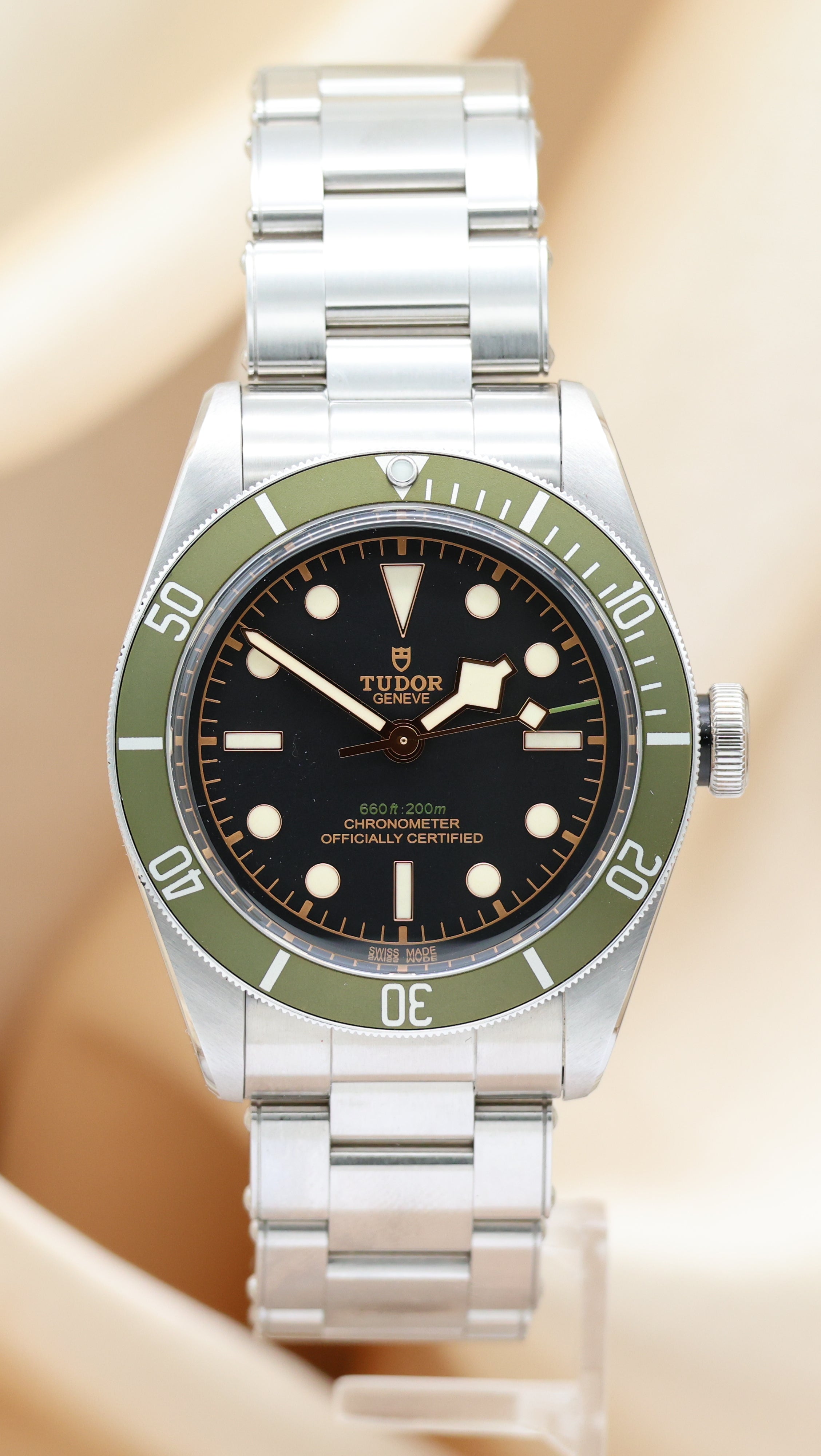 Tudor Black Bay Harrods 41mm Automatik Herrenuhr 79230G Box + og. Papiere