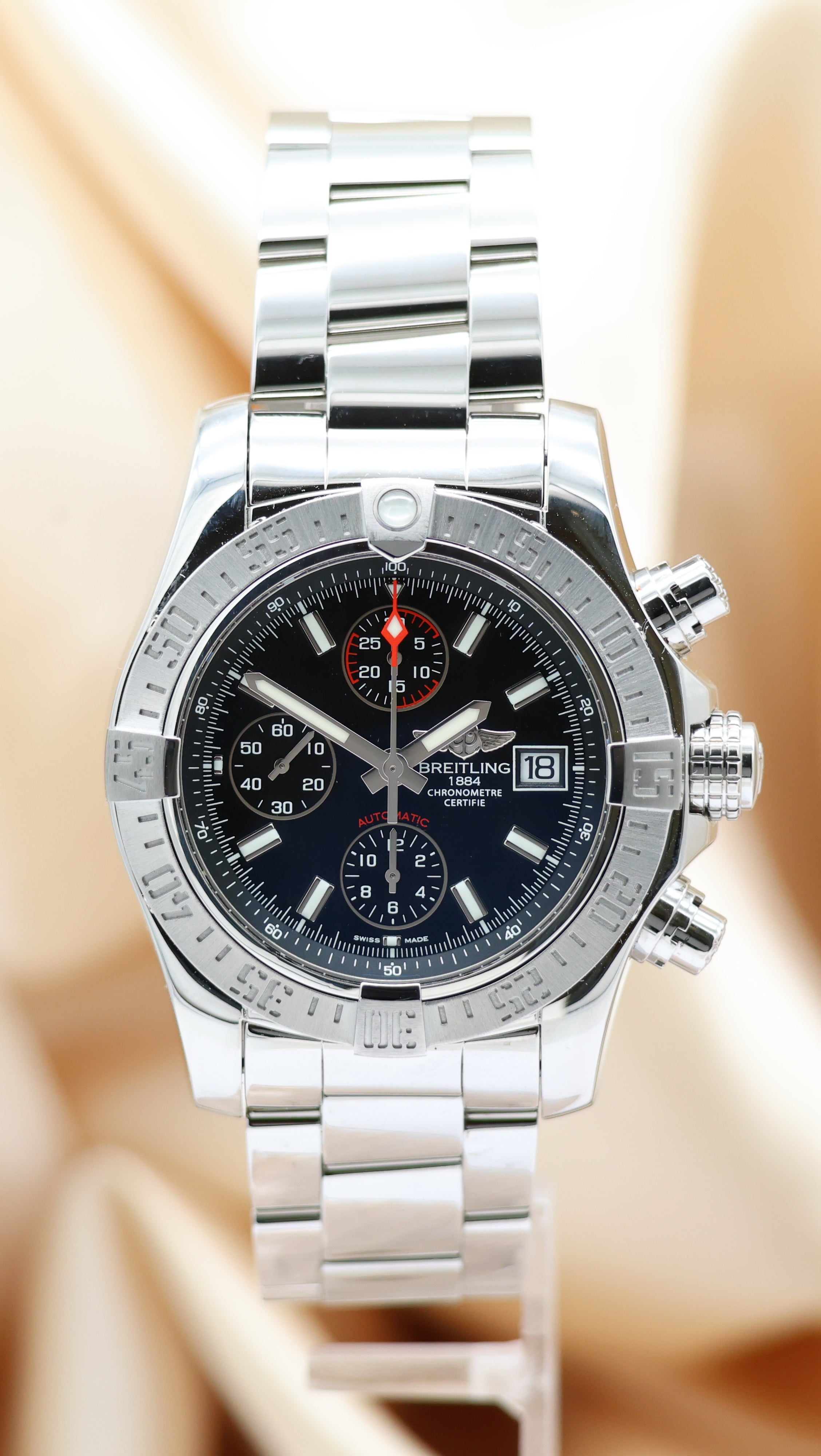 Breitling Avenger II Chronograph Automatik A13381 Box + og. Papiere