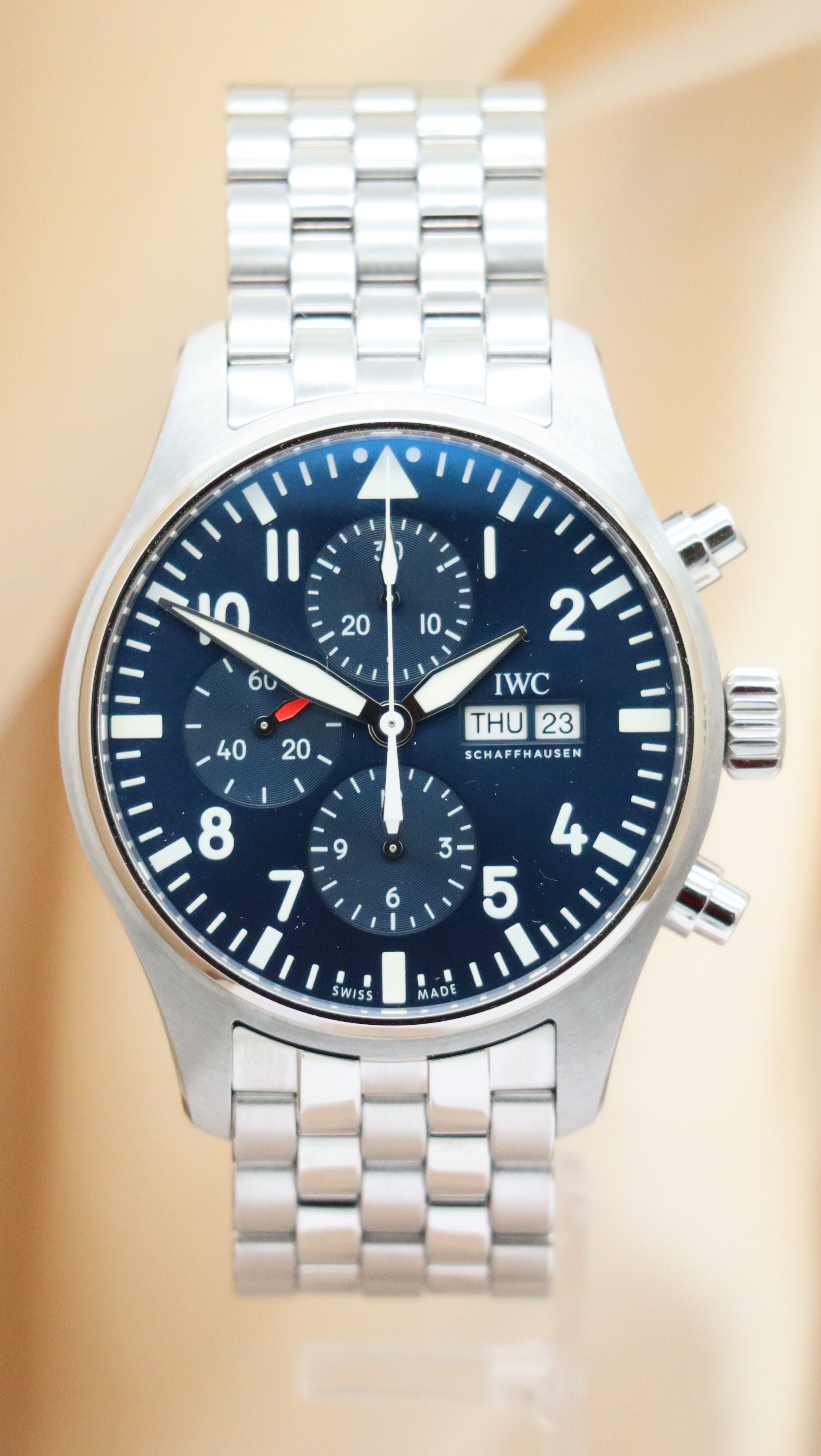 IWC Fliegeruhr Chronograph Pilot IW377717 Box + og. Papiere