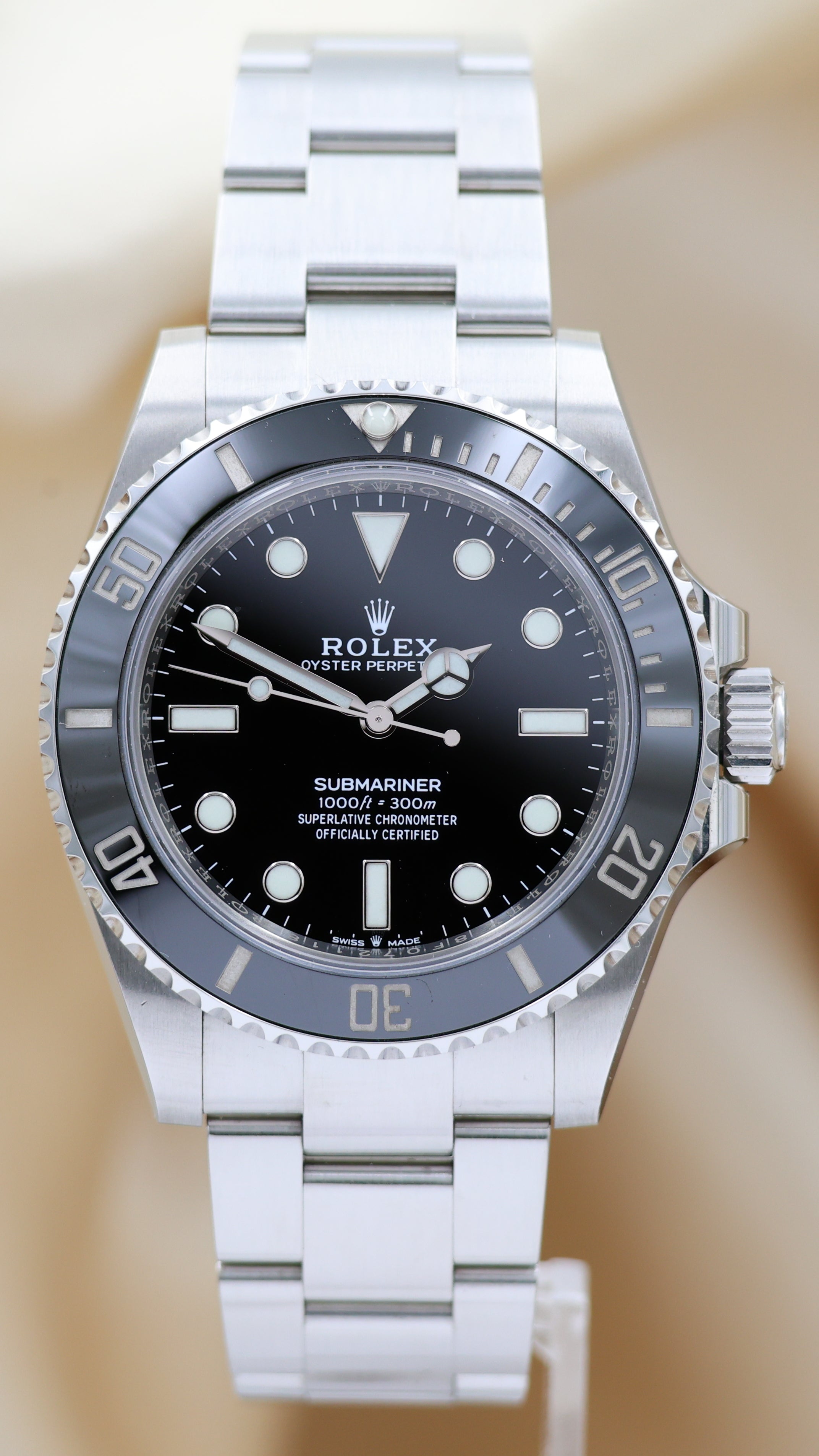 Rolex Submariner (No Date) Automatic 124060 Box + above. papers