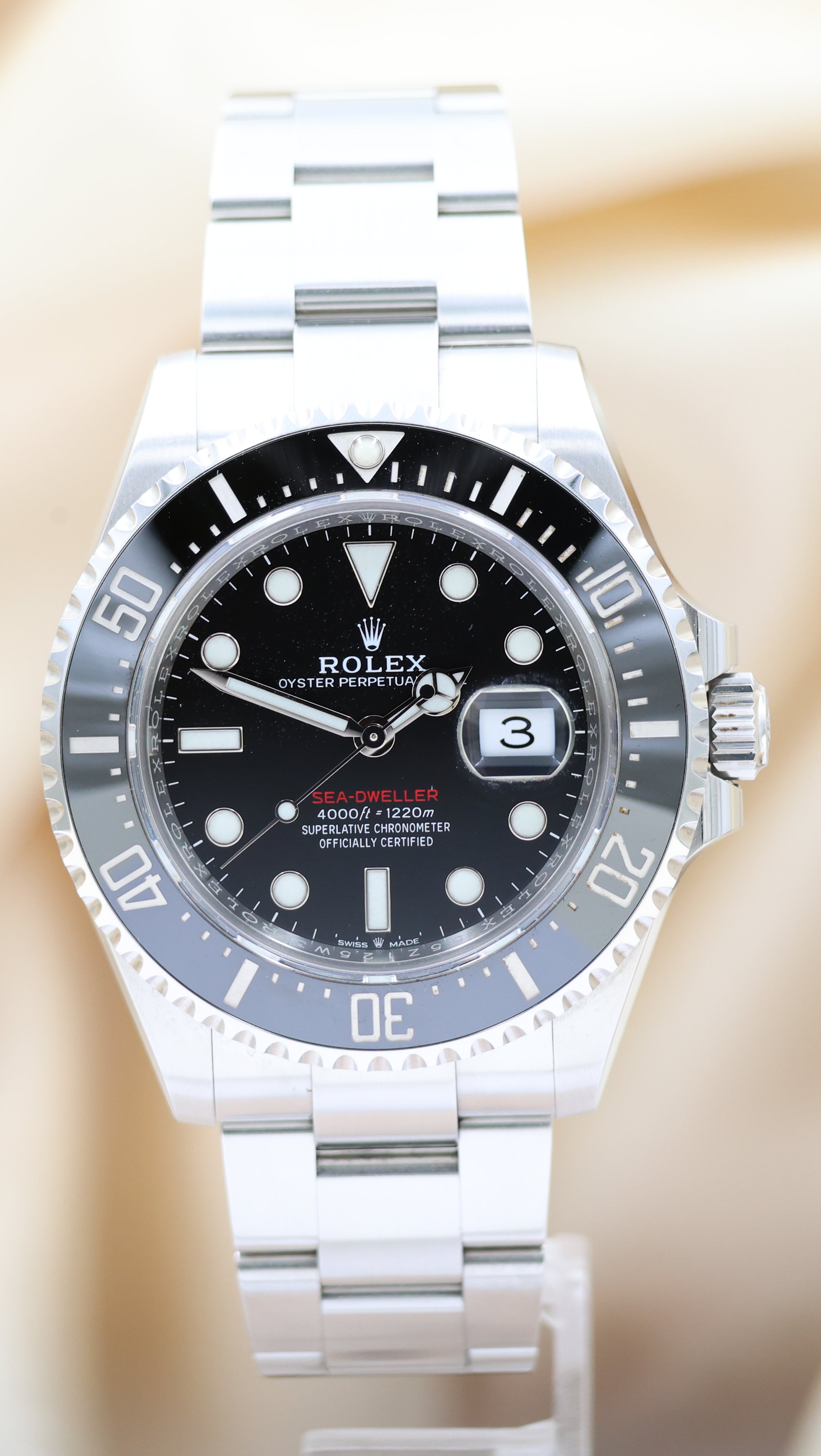 Rolex Sea-Dweller 43mm Automatik  126600 Box + og. Papiere