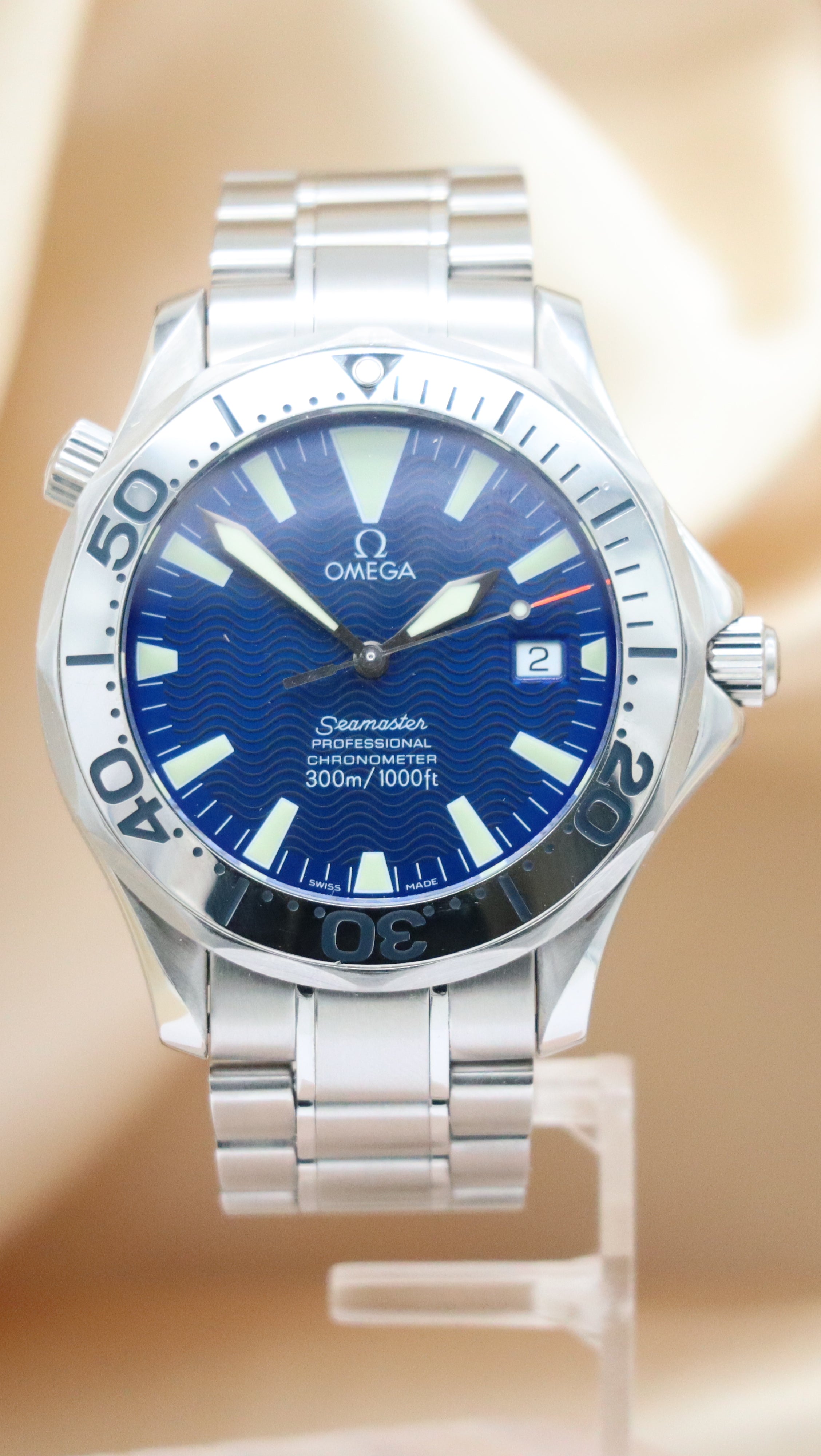 Omega Seamaster Diver 41 Automatik Herrenuhr 22558000 Box + og. Papiere