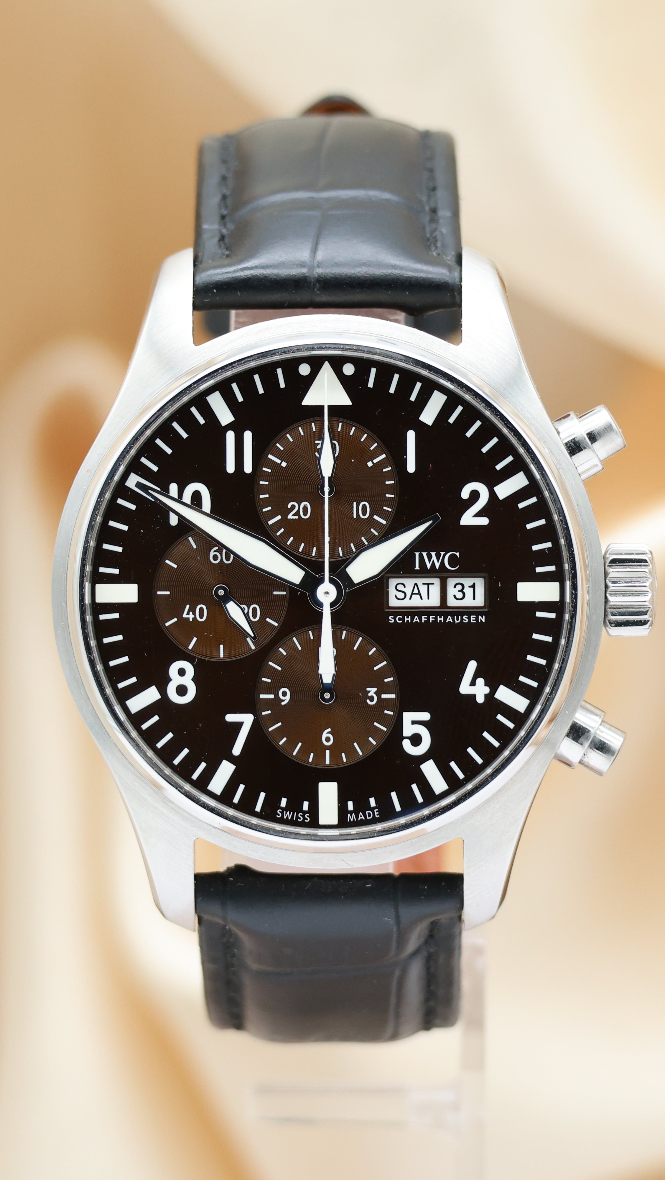 IWC De Saint Chronograph IW377713 Box + og. Papiere