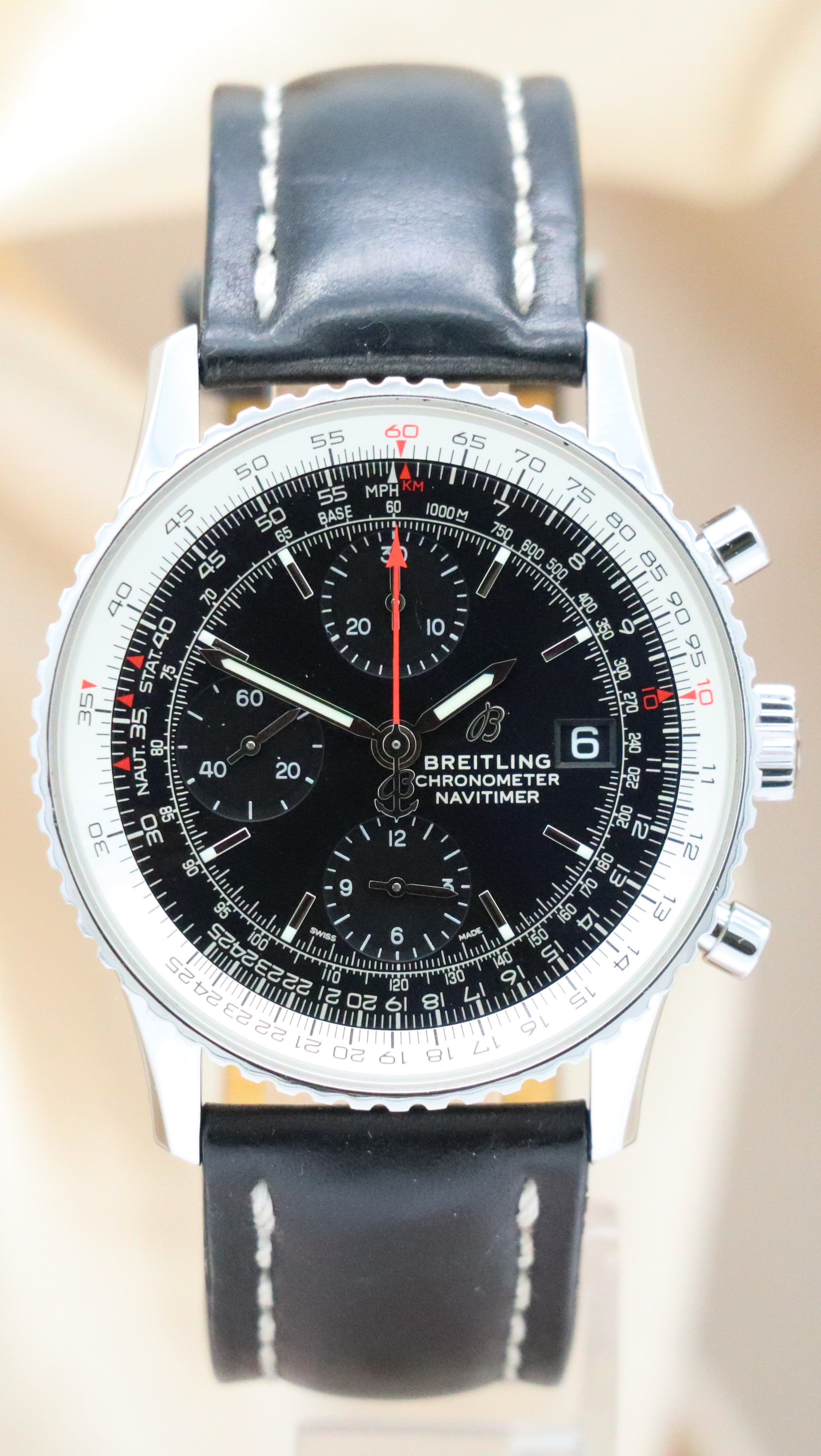 Breitling Navitimer Automatik Herrenuhr A13324 Box + og. Papiere