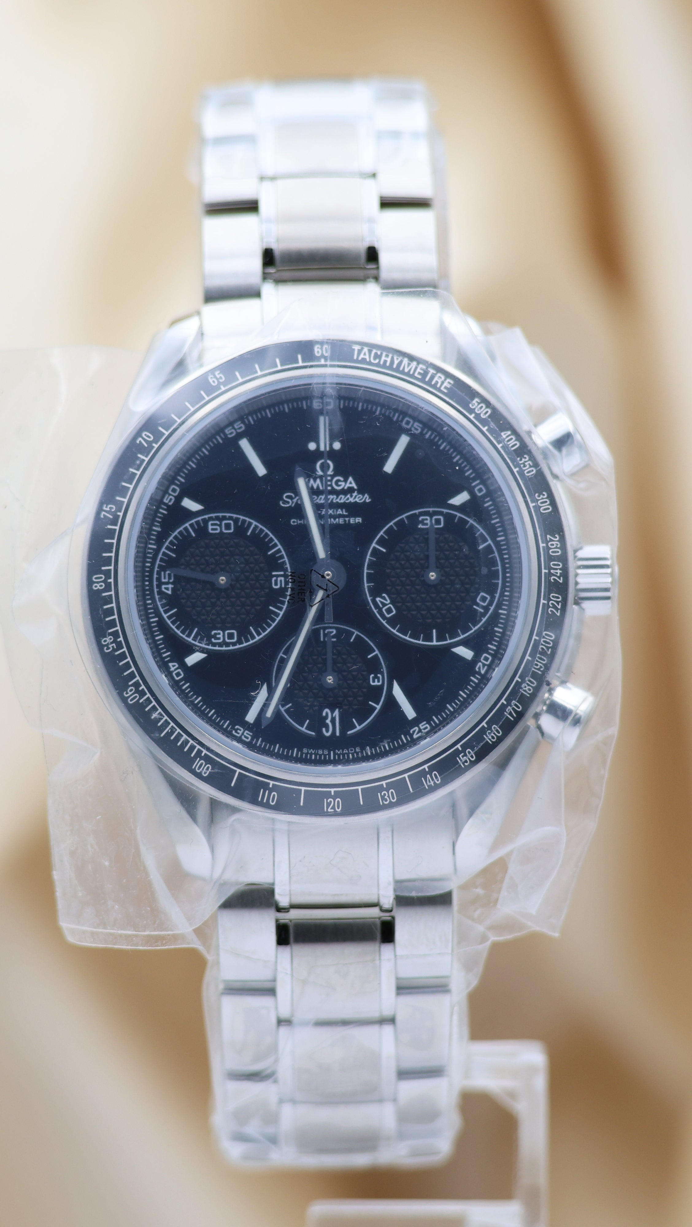 Omega Speedmaster Racing 40mm Automatik 32630405001001 Box + og. Papiere