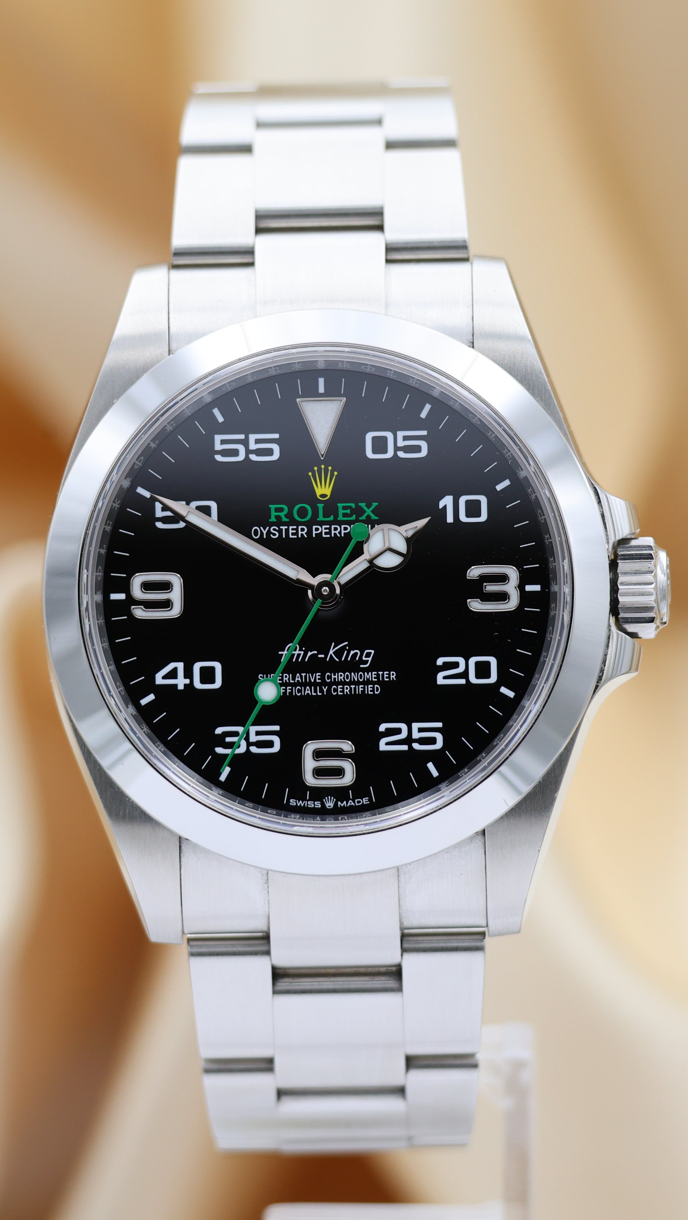 Rolex Oyster Perpetual Air-King Automatik	 126900 Box + og. Papiere