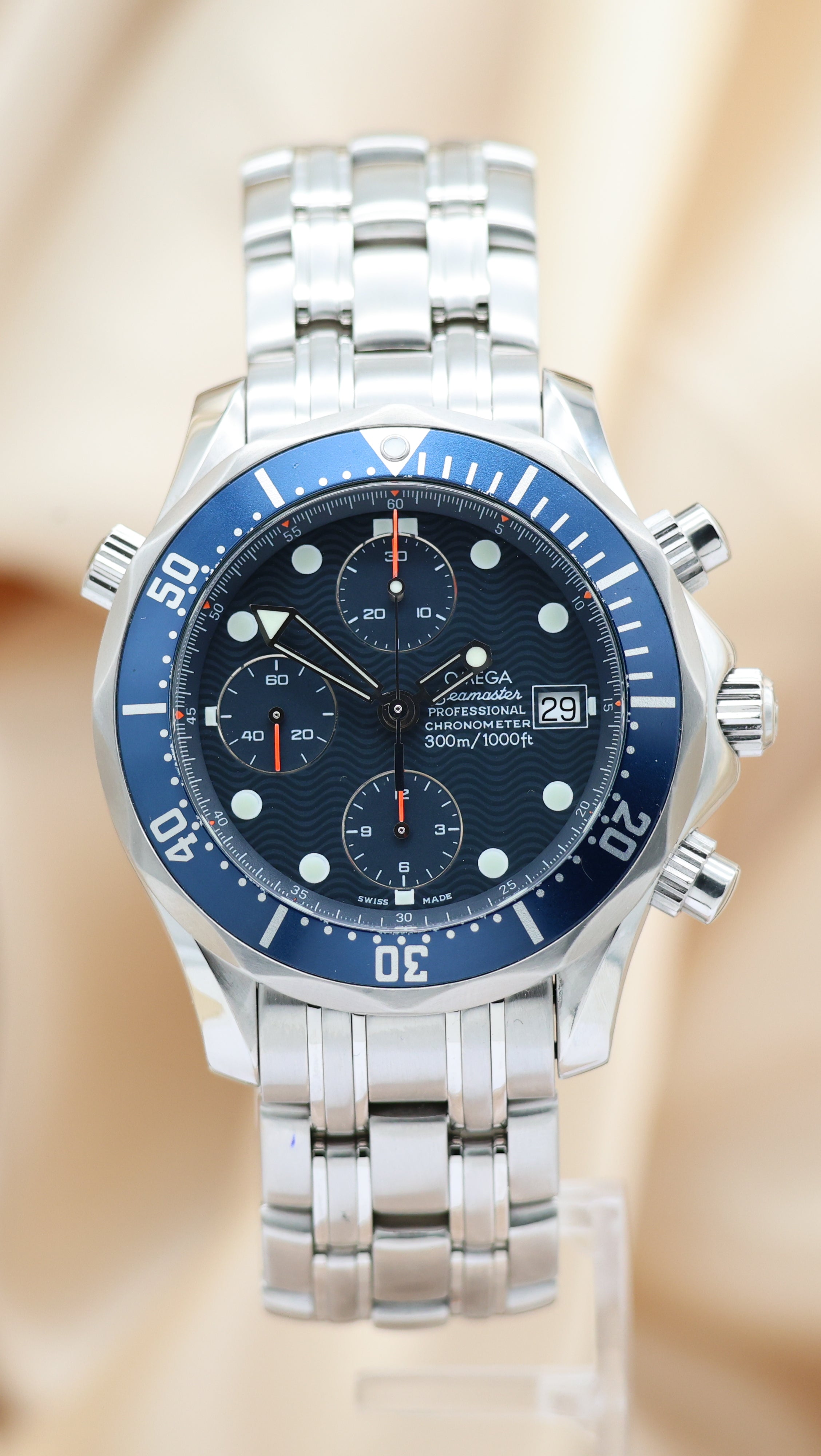 Omega Seamaster 300 M Chrono 25998000 Box + og. Papiere