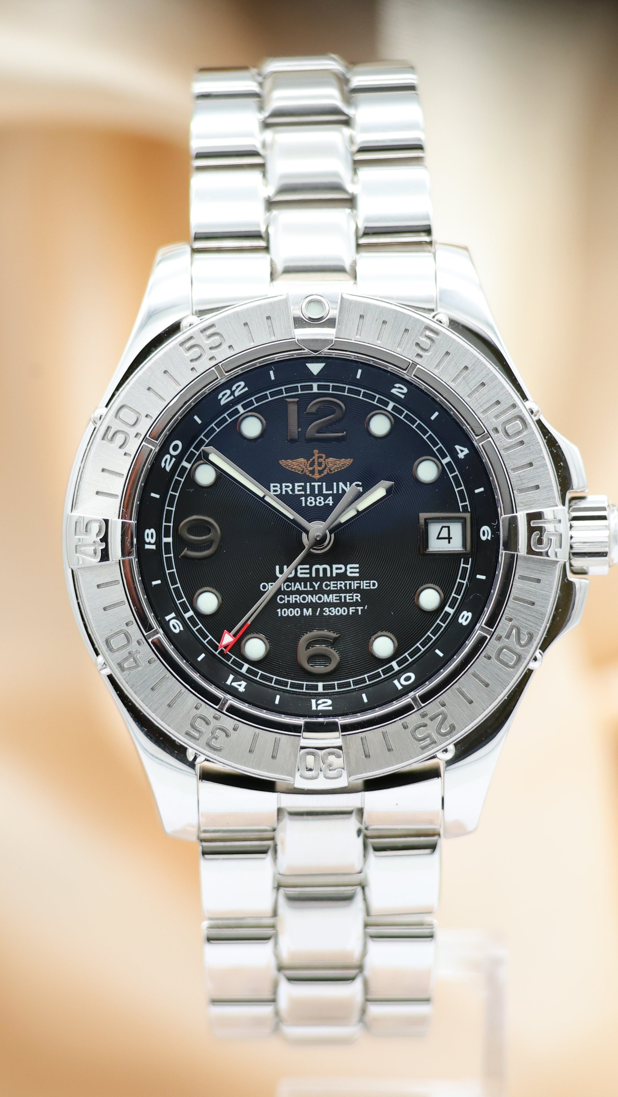 Breitling Superocean Steelfish Wempe Limited A32360 Box + og. Papiere