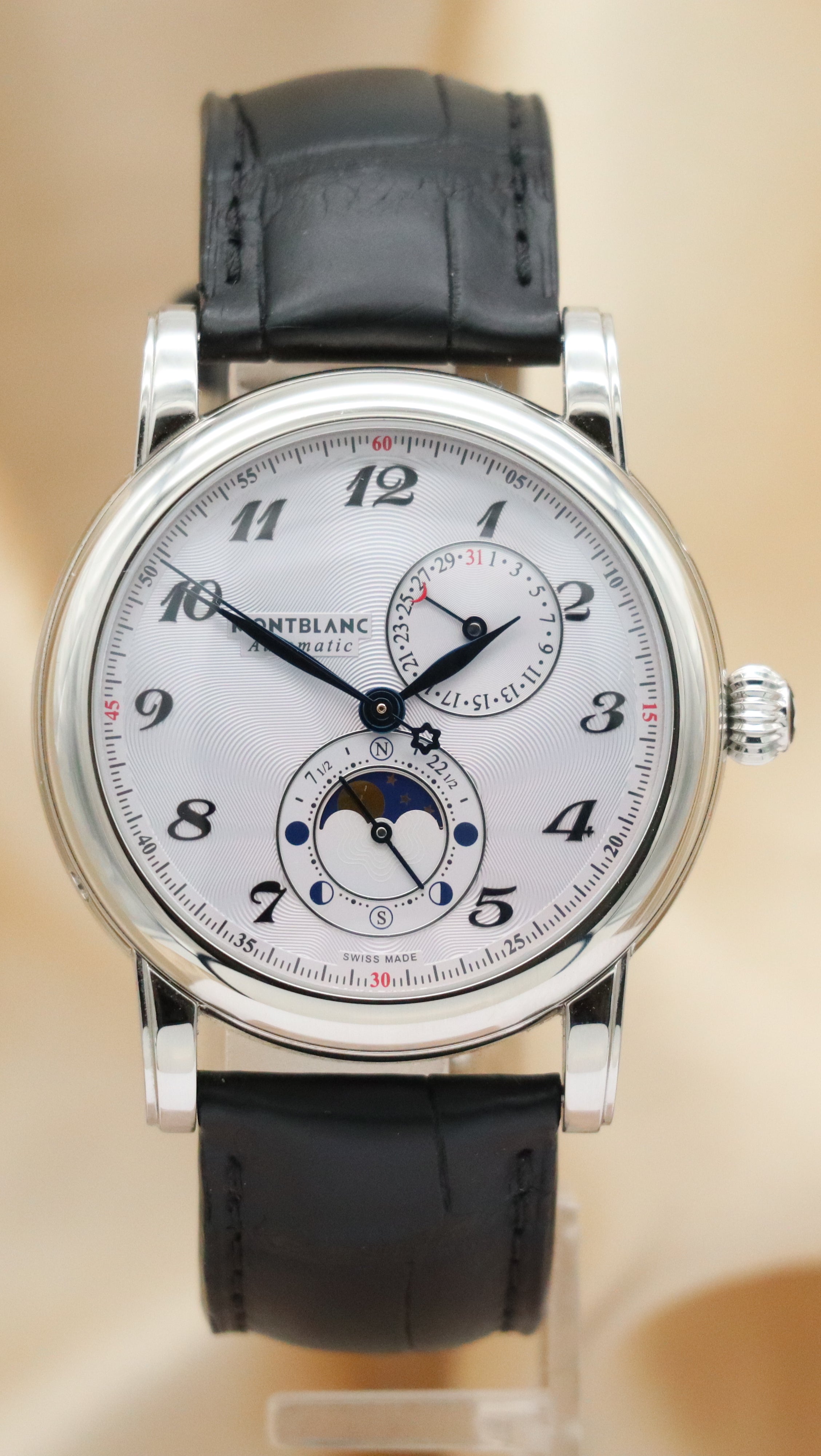 Montblanc Star Twin Moonphase Automatik 7296 Box + og. Papiere