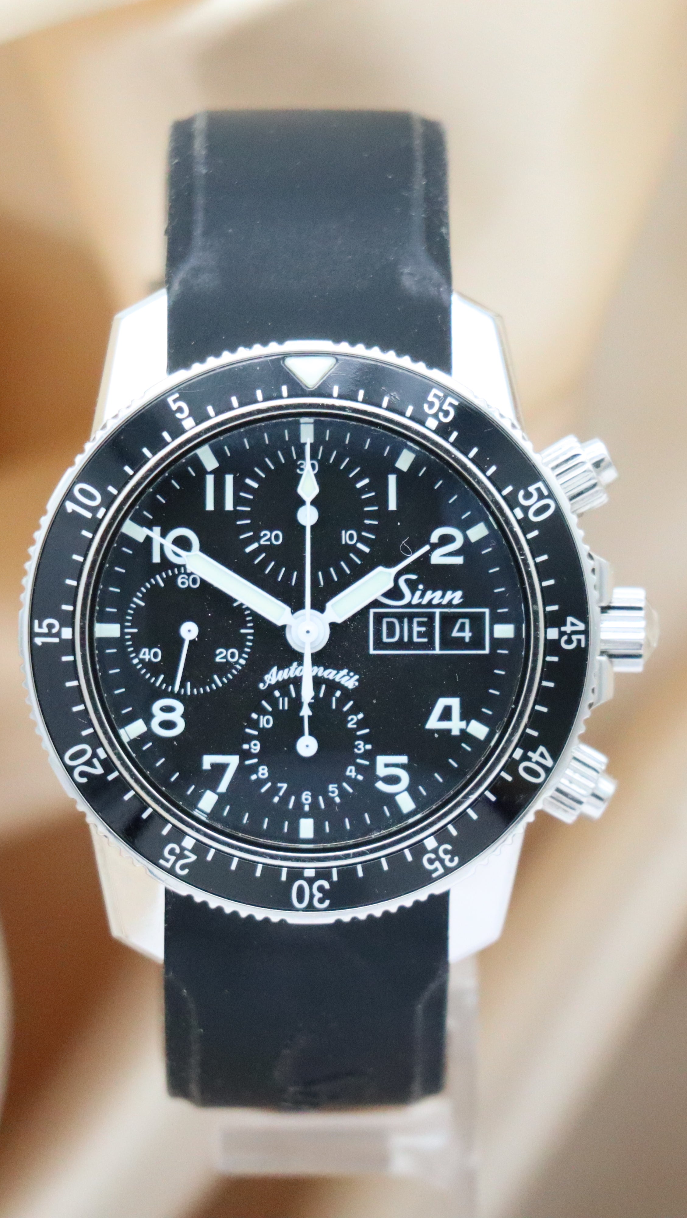 Sinn Automatik Chronograph 103 Box + og. Papiere