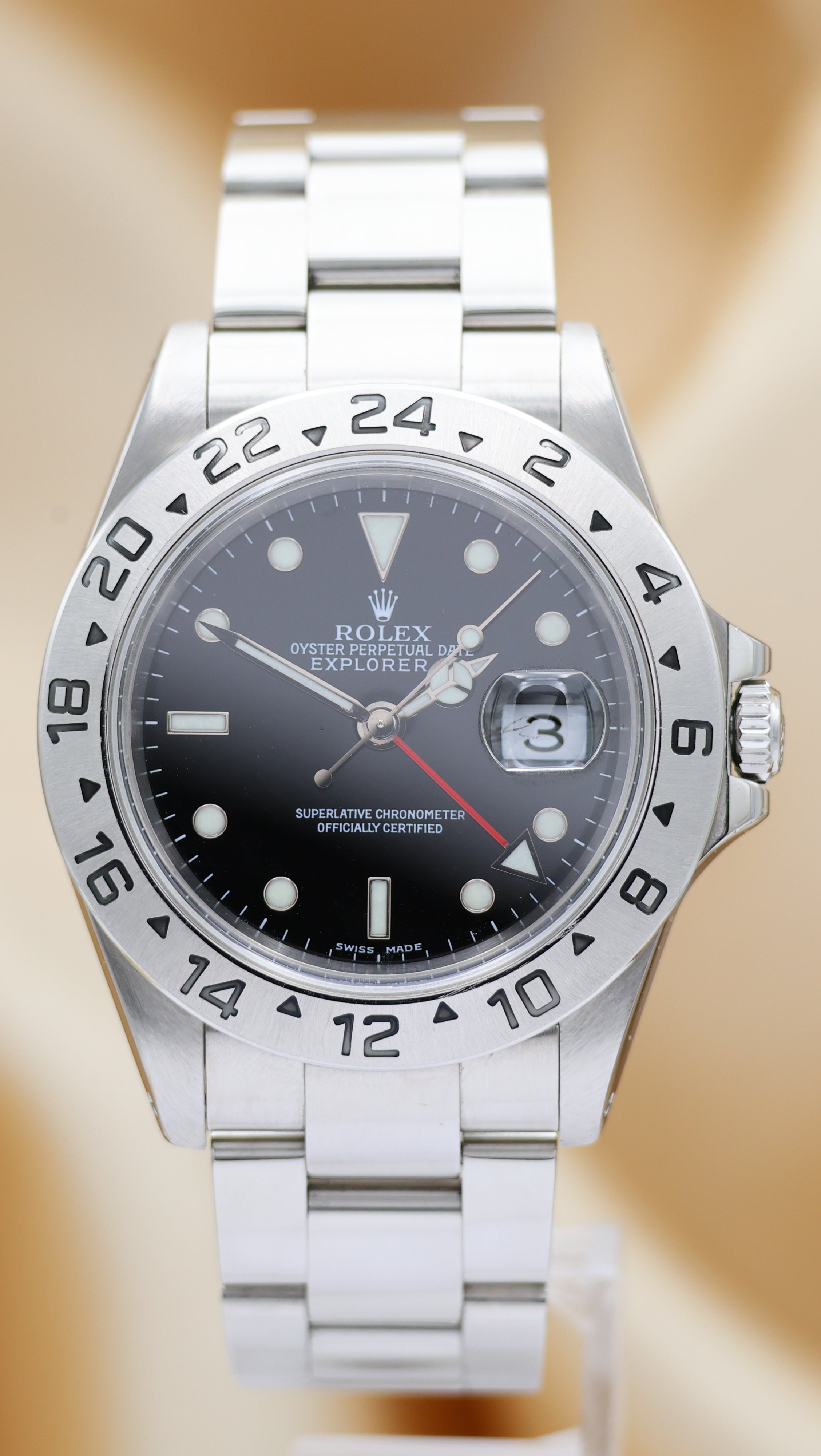 Rolex Explorer II Automatik Herrenuhr	 16570 Box + og. Papiere