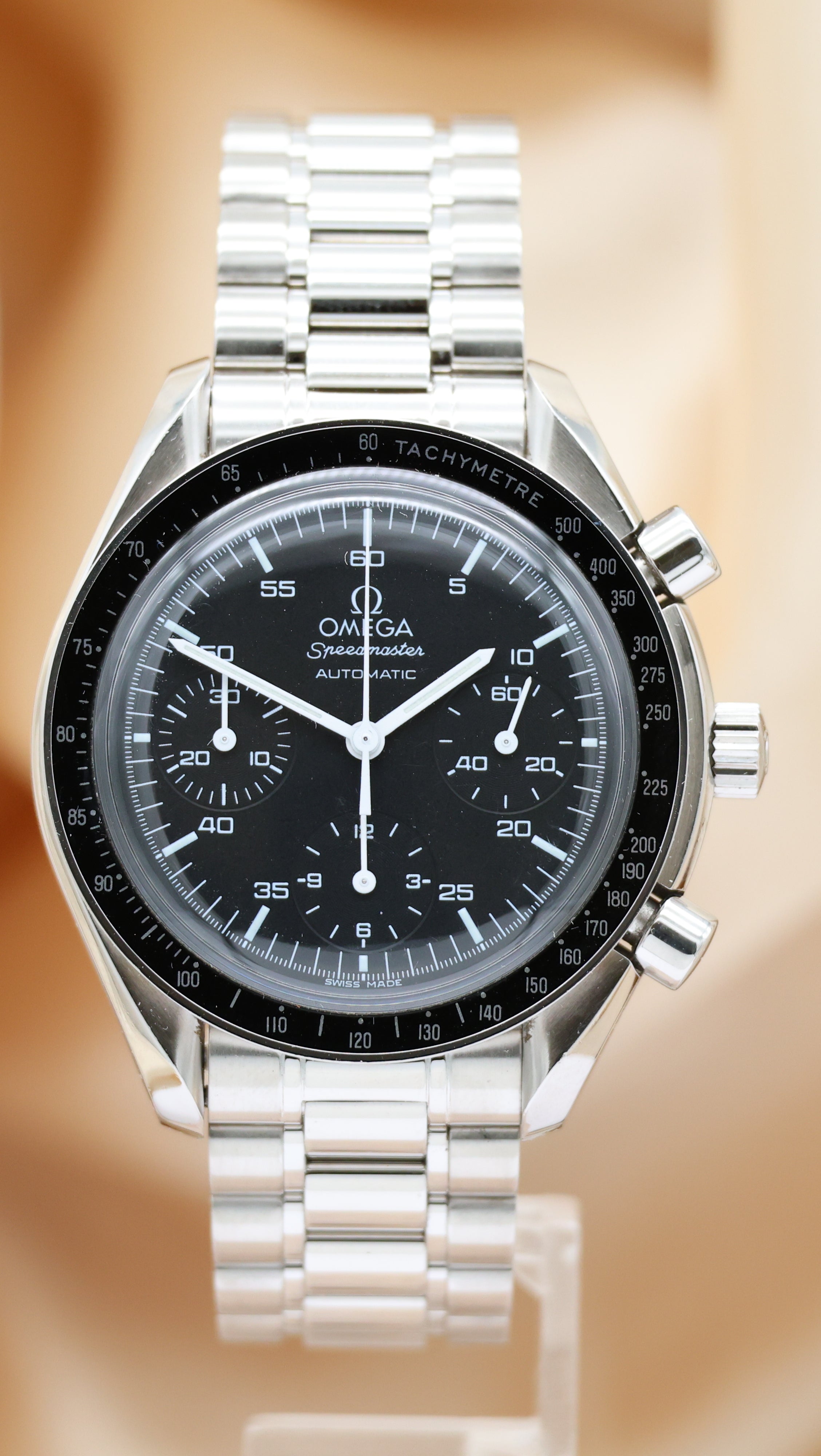 Omega Speedmaster Reduced 39mm Automatik Herrenuhr 35105000