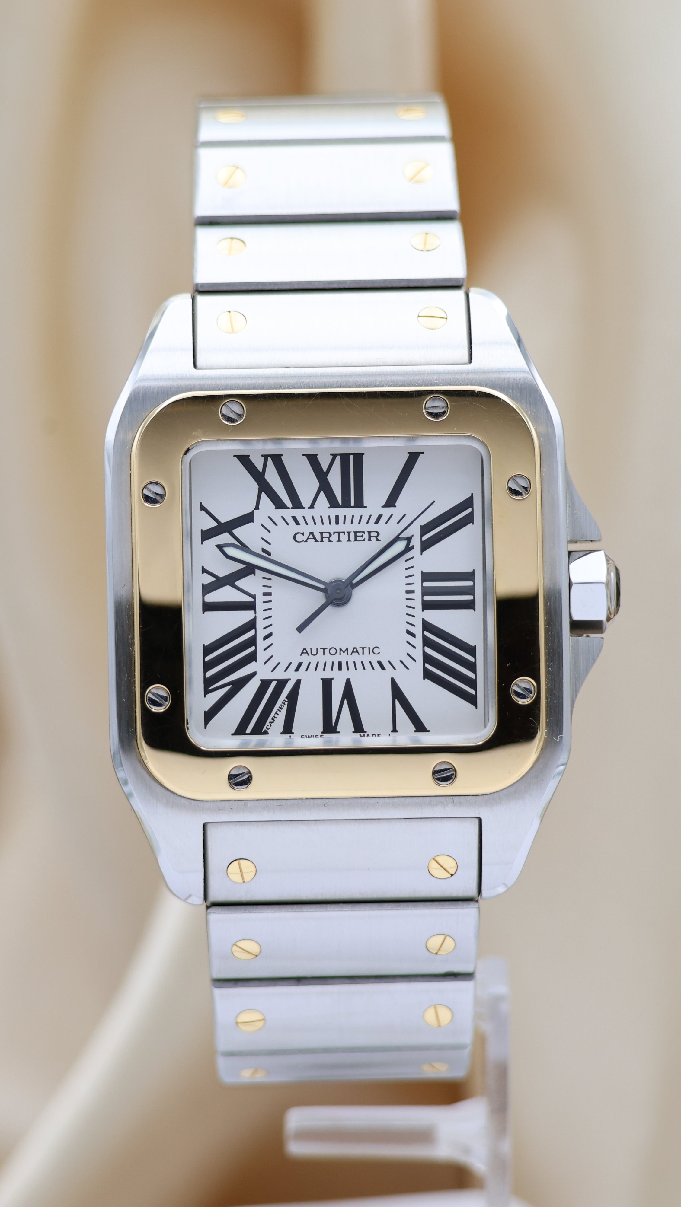 Cartier Santos 100 XL 38mm Steel/Gold Automatic 2656