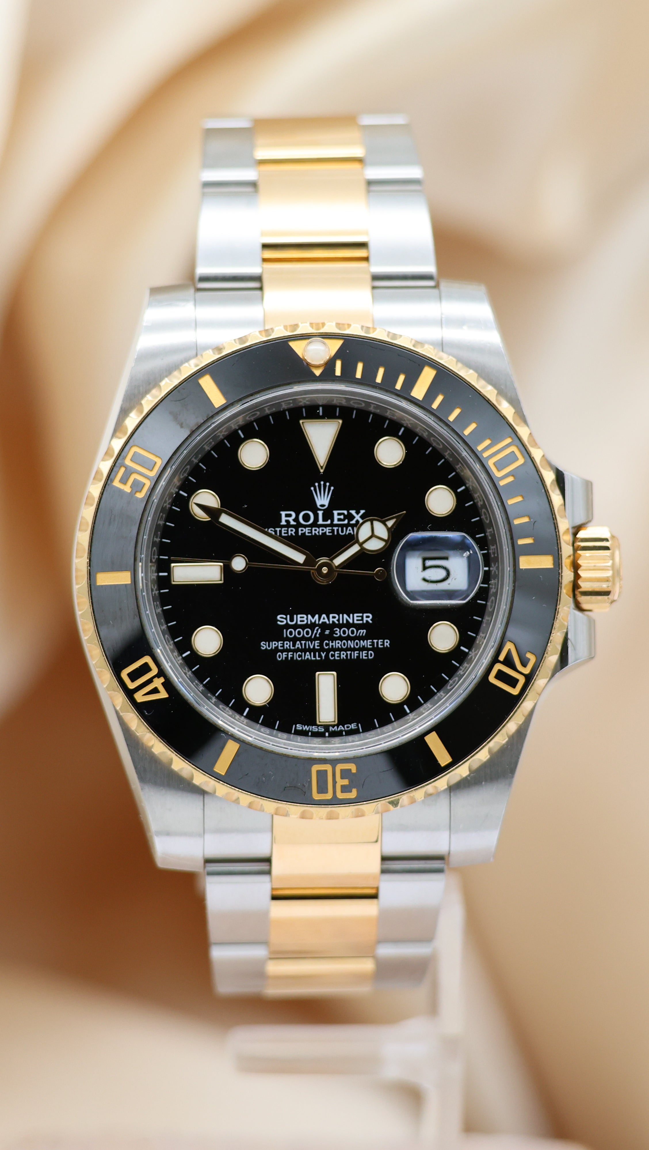 Rolex Submariner Date 40mm Automatik Herrenuhr 116613LN Box + og. Papiere