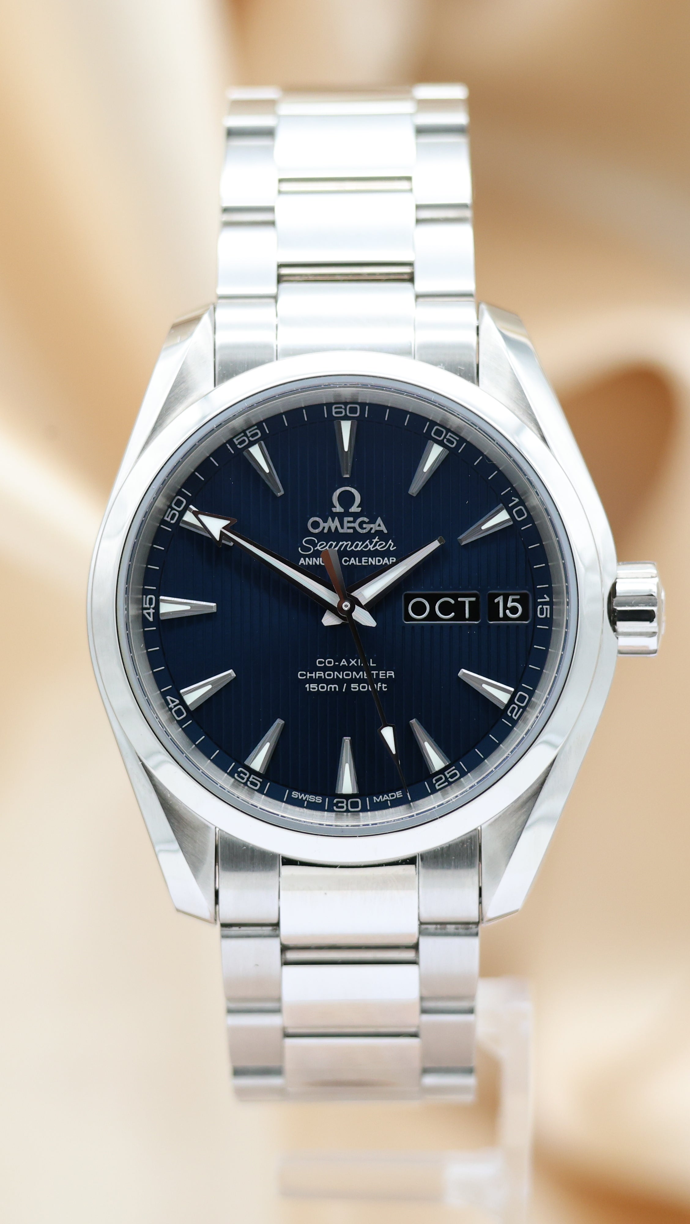 Omega Seamaster Aqua Terra 38mm Automatik Herrenuhr 23110392203001 Box + og. Papiere