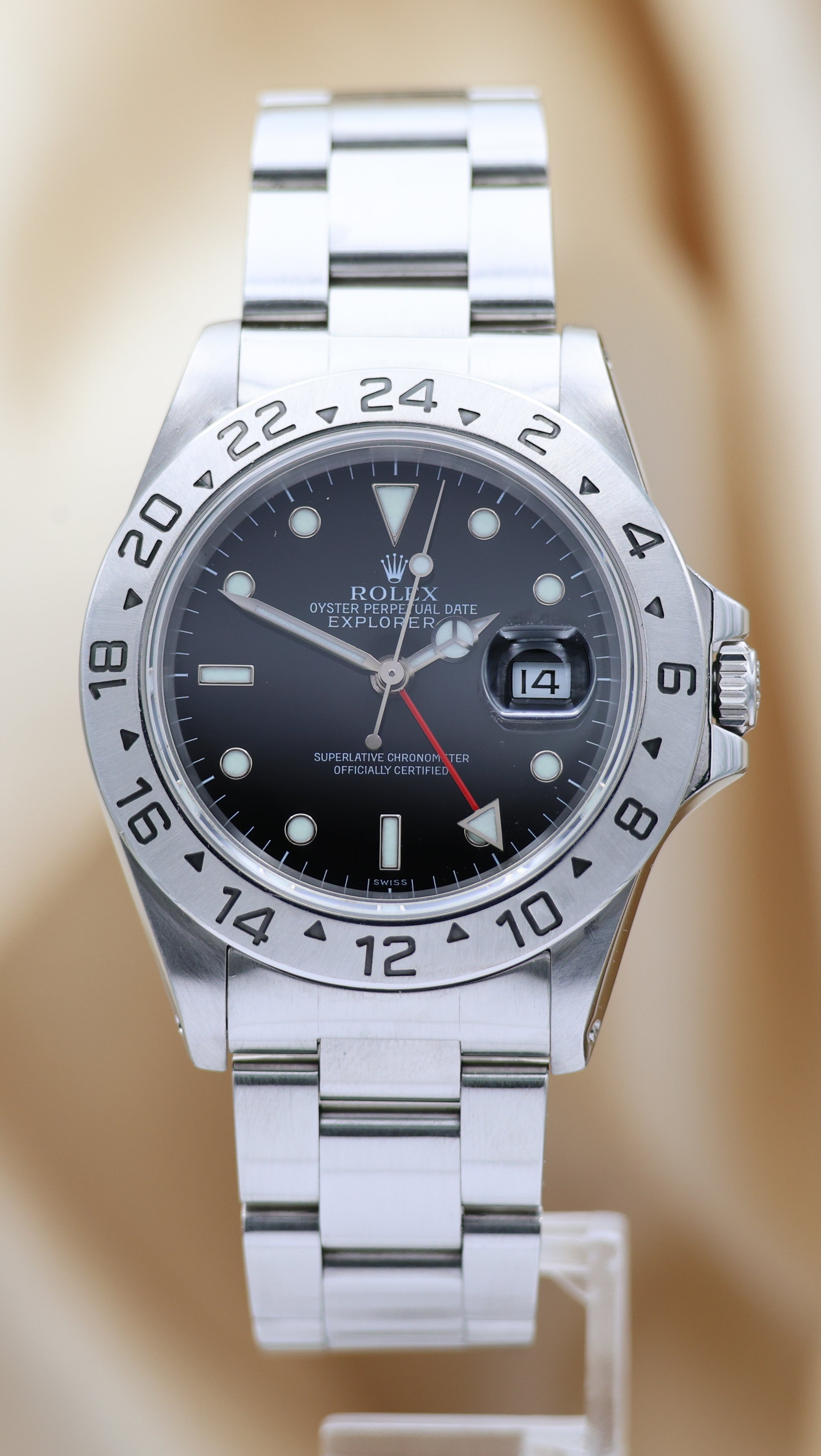 Rolex Explorer II Automatik Herrenuhr	 16570 Box + og. Papiere