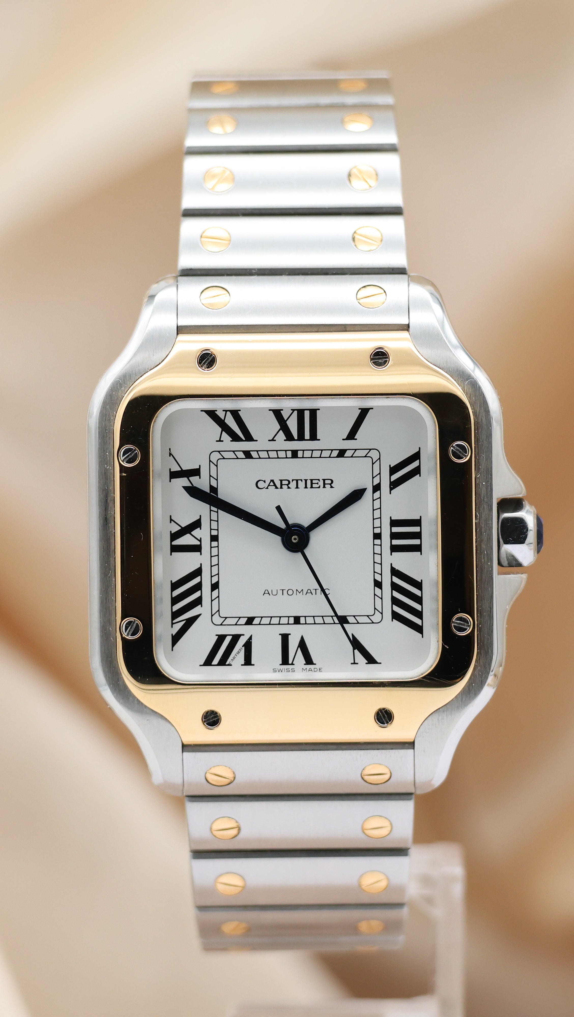 Cartier Santos de Cartier Automatik W2SA0016 Box + og. Papiere