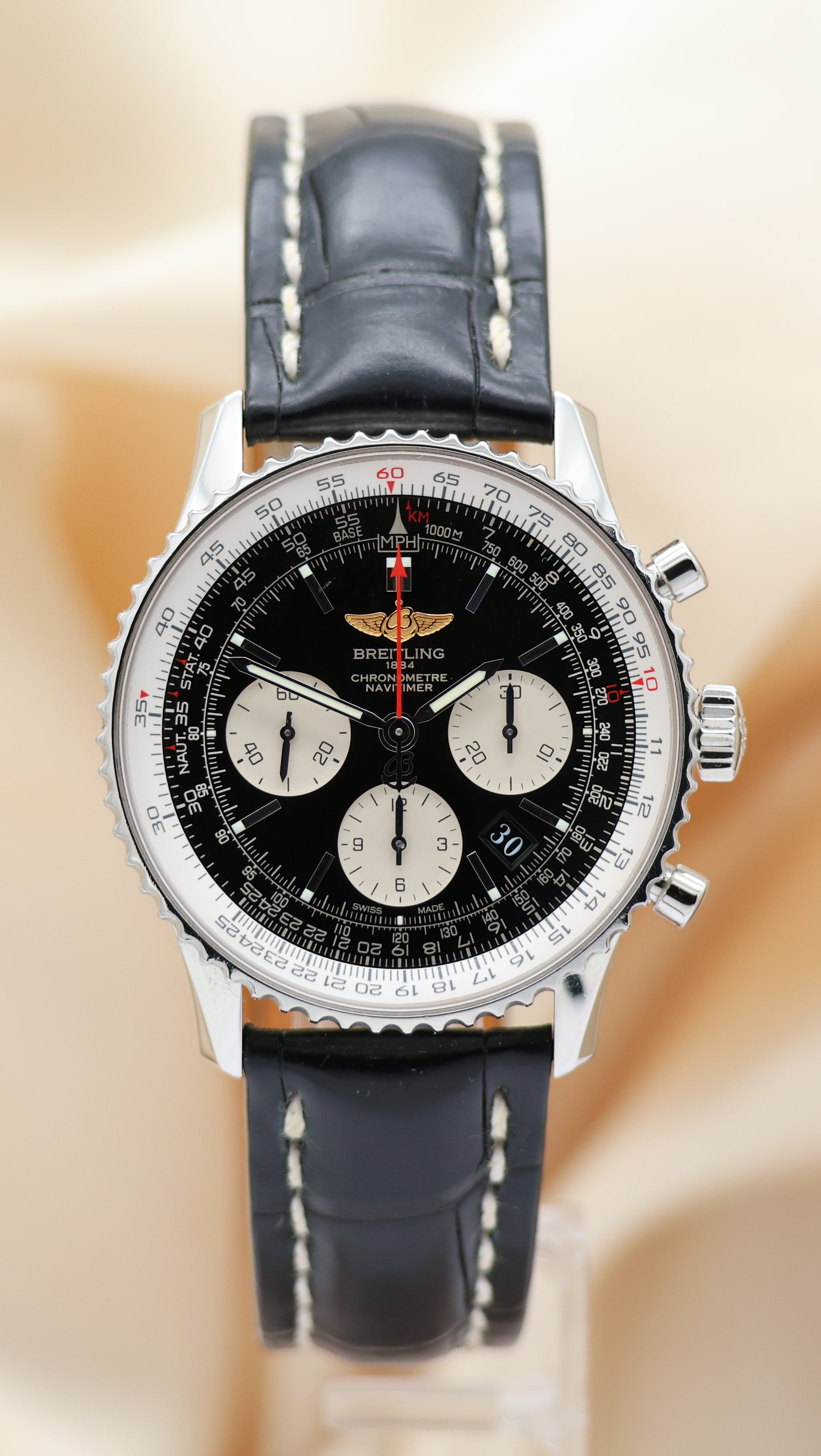 Breitling Navitimer 01 Automatik Herrenuhr 43mm AB0120 - Thumbnail