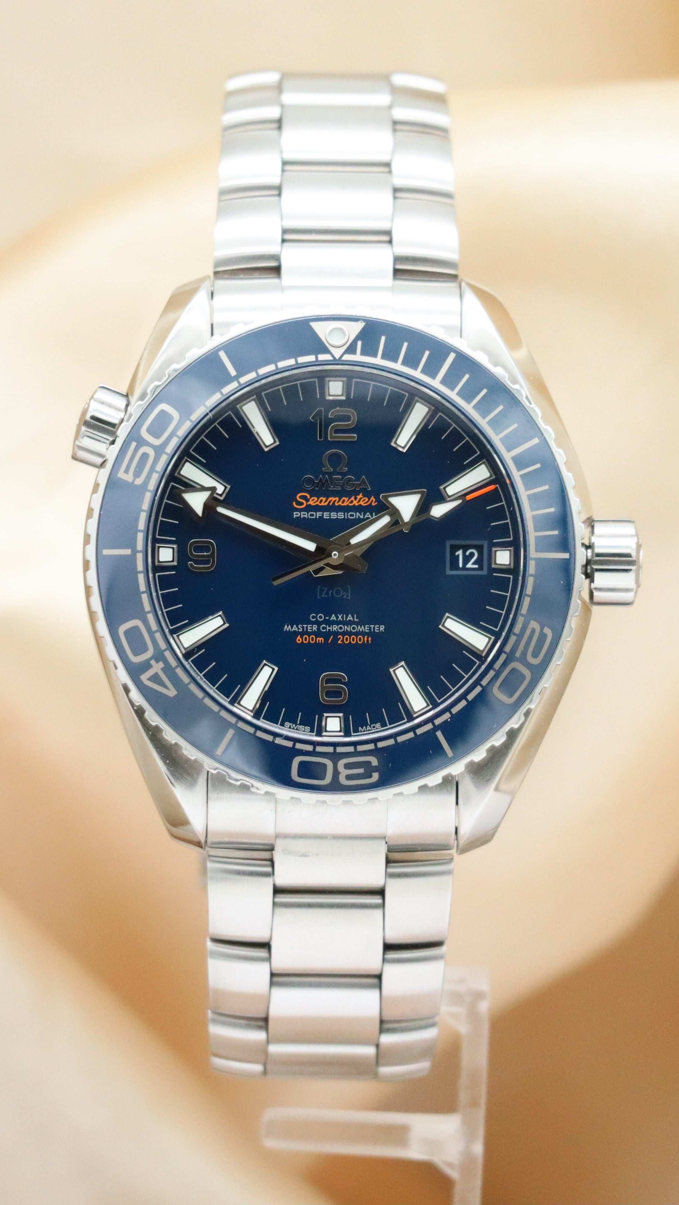 Omega Seamaster Planet Ocean Automatik Herrenuhr  21530442103001 Box + og. Papiere