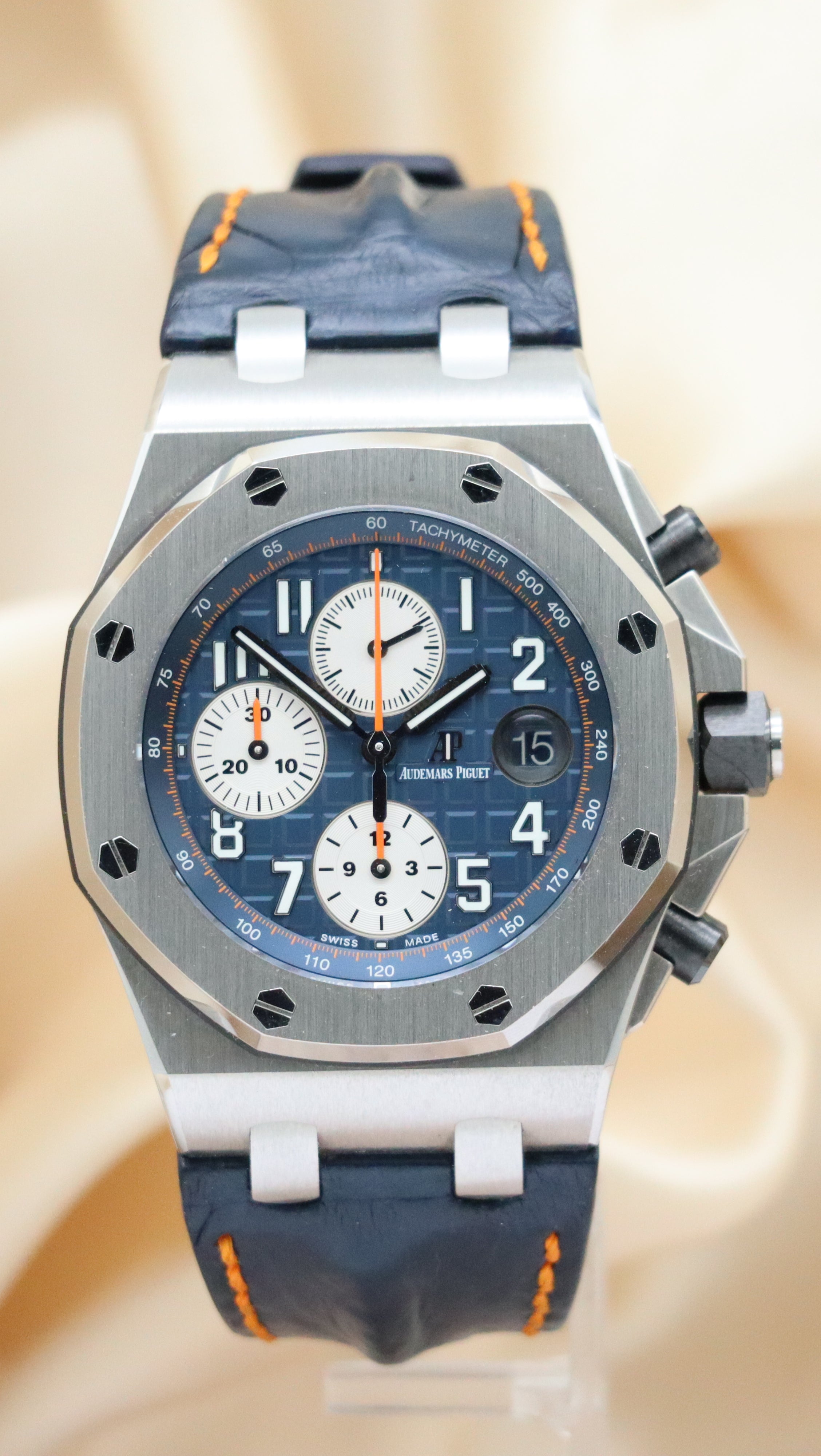 Audemars Piguet Royal Oak Offshore Chronograph 42mm Automatik Herrenuhr 26470ST Box + og. Papiere